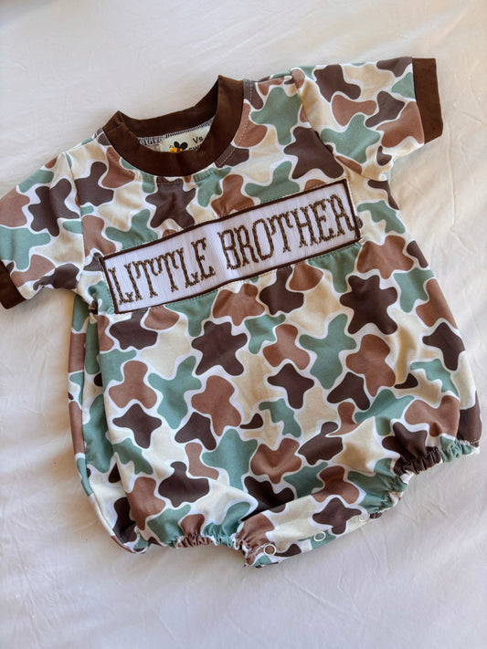 Little Brother Smocked Bubble