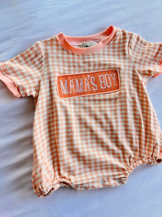 Smocked mamas boy bubble