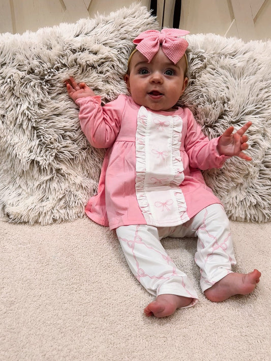 Pink Bow Set