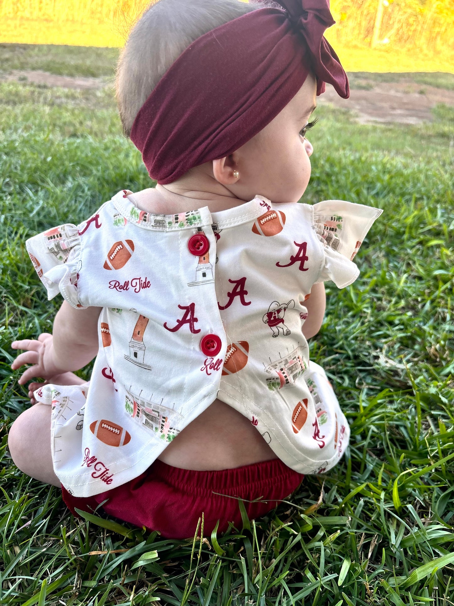 Roll Tide Bummie Set